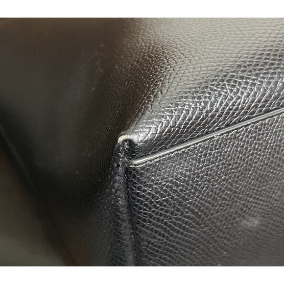 Coach X Peanuts Snoopy Leather City Zip Tote Black Shoulder Bag RARE F37273 - Picture 11 of 16